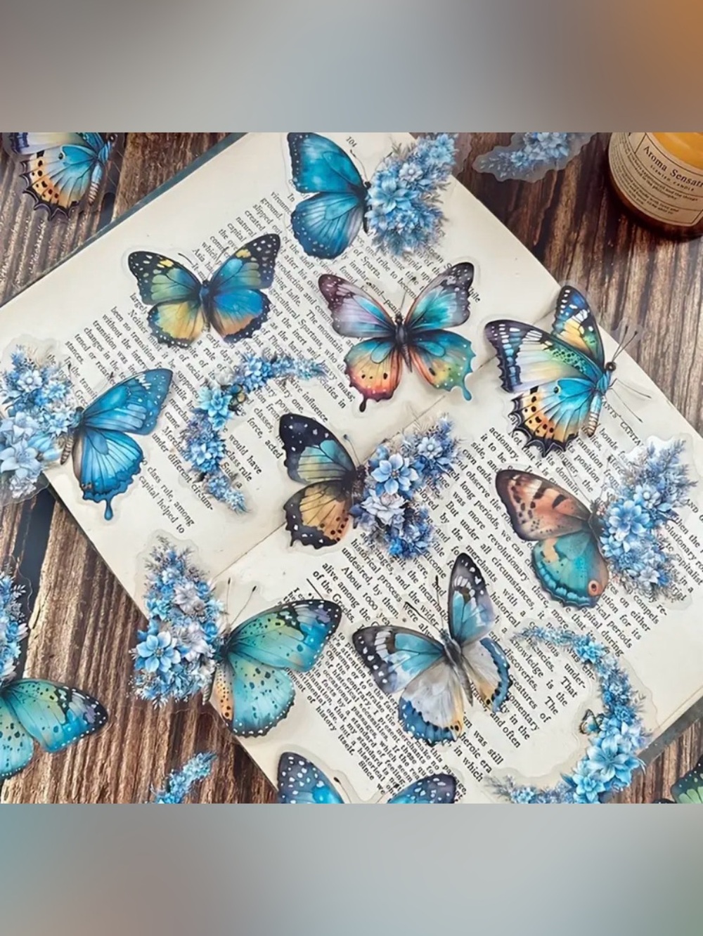 3 for $20 New Butterfly of the Stars and Moon PET Sticker Pack - 30 Pcs